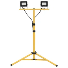 vidaXL LED reflektor s stojalom 2x20 W hladno bel