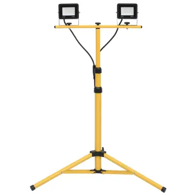 vidaXL LED reflektor s stojalom 2x20 W hladno bel