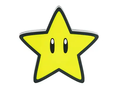 Mario Super Star Light z zvokom, uradno licenčno blago Nintendo