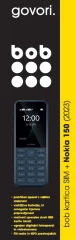 BOB Paket Nokia 150 (2023) črna predplačniški mobilni paket
