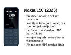 A1 PAKET SIMPL NOKIA 150 (2023) ČRNA