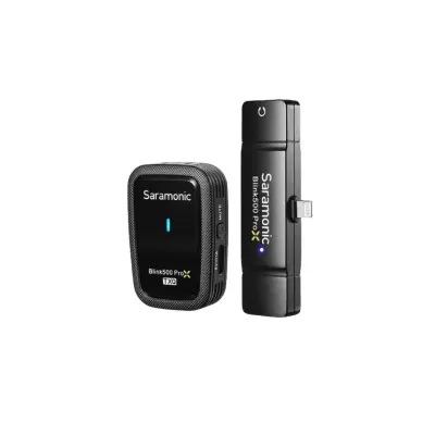 Brezžični Mikrofone Saramonic BLink500 PROX Q3 360°DSP 2.4GHz 48khz GFSK PIFA lighting