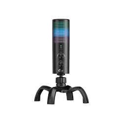 USB Mikrofon Ezy AK-9 360°RGB LED 192khz/24bit type-c
