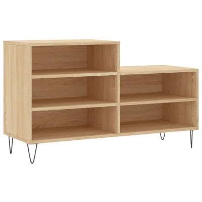 vidaXL Omarica za čevlje sonoma hrast 102x36x60 cm inženirski les