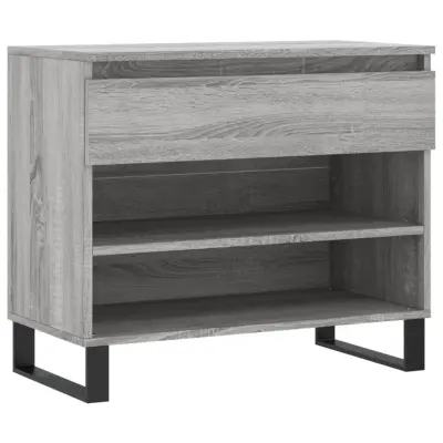 vidaXL Omarica za čevlje siva sonoma 70x36x60 cm inženirski les
