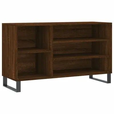 vidaXL Omarica za čevlje rjav hrast 102x36x60 cm inženirski les