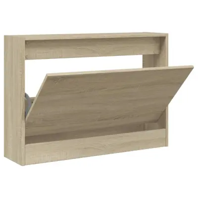 vidaXL Omarica za čevlje sonoma hrast 80x21x57 cm inženirski les