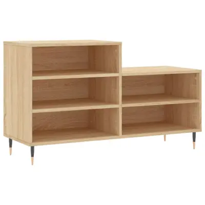 vidaXL Omarica za čevlje sonoma hrast 102x36x60 cm inženirski les