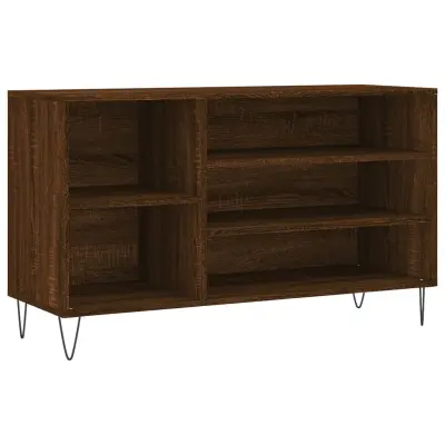 vidaXL Omarica za čevlje rjav hrast 102x36x60 cm inženirski les