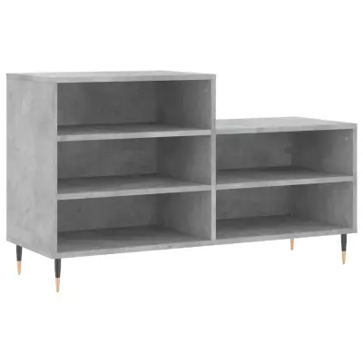 vidaXL Omarica za čevlje betonsko siva 102x36x60 cm inženirski les
