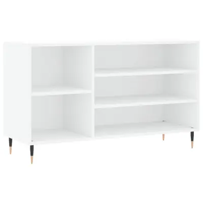 vidaXL Omarica za čevlje bela 102x36x60 cm inženirski les