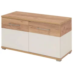 426451 Germania Shoe Cabinet "Topix" 96x40x50,4 cm White and Oak