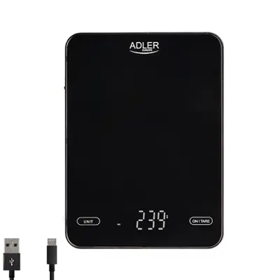 Kuhinjska lestvica 10kg napolnjena prek USB