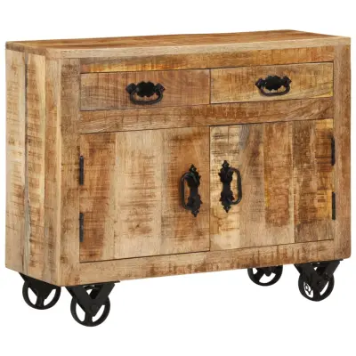 vidaXL Komoda 80x30x65 cm trden robusten mangov les