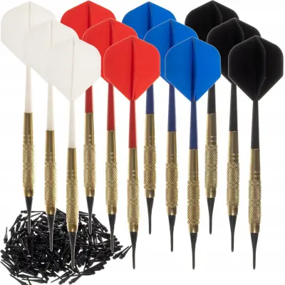 Set 12 puščic za elektronski pikado + 200 nadomestnih konic