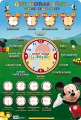 GRUPO Mickey Mouse izobraževalni plakat v portugalščini