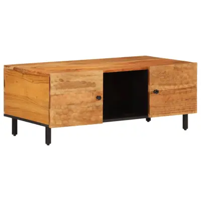 vidaXL Klubska mizica 100x54x40 cm trden akacijev les