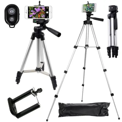 Stativ za laserske nivelirje 100cm z bluetooth upravljalnikom 1/4″