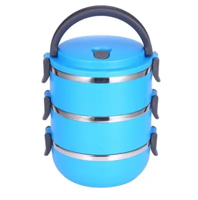 Prenosna termo posoda za hrano 2L trokomorna lunch box