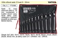YATO Komplet ključev 12 kosov 6-32 mm CrV Yato
