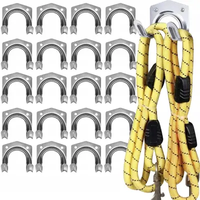 Set 20 kovinskih obešalnikov za organizacijo orodja