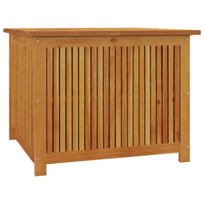 vidaXL Vrtna škatla za shranjevanje 75x75x58 cm trden akacijev les
