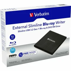 VERBATIM Blu-ray zunanji zapisovalnik Mobile USB 3.2