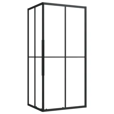 vidaXL Tuš kabina ESG 90x70x180 cm