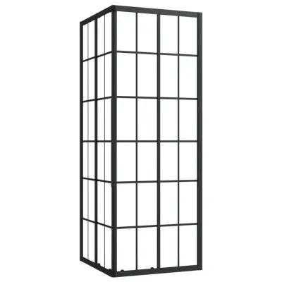 vidaXL Tuš kabina ESG 80x80x180 cm