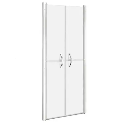 vidaXL Vrata za tuš mlečna ESG 71x190 cm