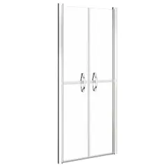 vidaXL Vrata za tuš prozorna ESG 86x190 cm