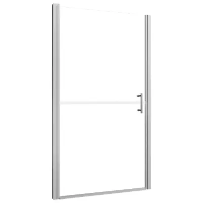 vidaXL Vrata za tuš motno kaljeno steklo 81x195 cm