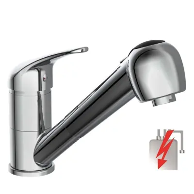 SCHÜTTE Mešalna armatura z izvlečno šobo ULTRA nizkotlačna krom