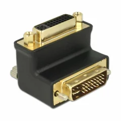 Delock adapter DVI M 24+5 - DVI Ž 24+5 kotni 90°  65173