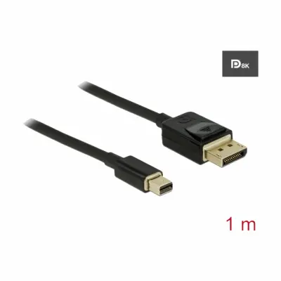 Delock kabel miniDisplayPort-DisplayPort 1m 8K 60Hz 84927