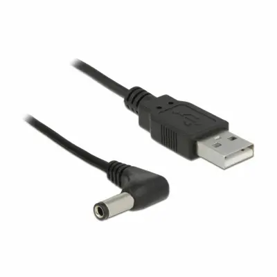 Delock kabel USB M - napajalni M DC 5,5 fi x 2,5mm 1,5m 85588