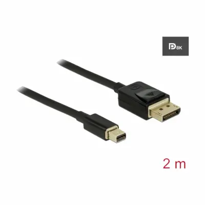 Delock kabel miniDisplayPort-DisplayPort 2m 8K 60Hz 84928