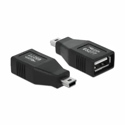 Delock adapter USB mini M 5-pin-USB-A Ž 65277