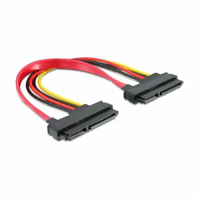Delock podaljšek SATA Ž z napajanjem 0,2m 22-pin 84406