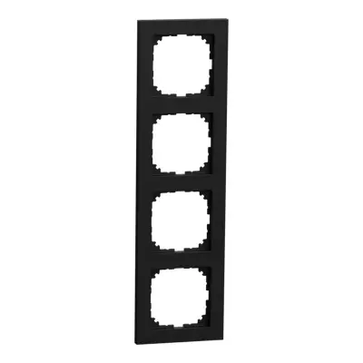 Mertenov okvir za 4-kanalni sistem črna mat MEG4040-3603