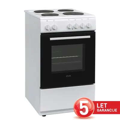Štedilnik VOX EHB 500 WBF (4x elektrika)