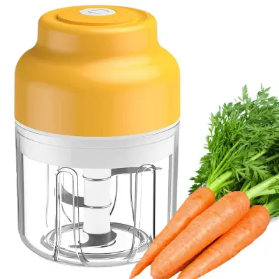 Aku. prenosni sekljalnik zelenjave in zelišč 250ml USB