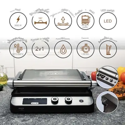 ADLER 3059 2in1 LED električni žar