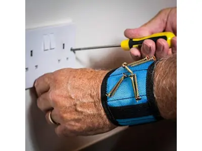 Genialna magnetna zapestnica | Funkcionalen DIY Handy Pašček za zapestje Držite vijake žeblje in nastavke