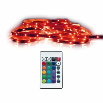 Set RGBW 5m samolepilni LED trak IP44 24W vodoodporen