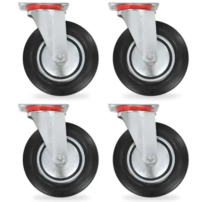 vidaXL Gibljiva kolesa 4 kosi 200 mm