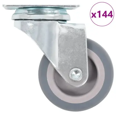 vidaXL Gibljiva kolesa 144 kosov 50 mm
