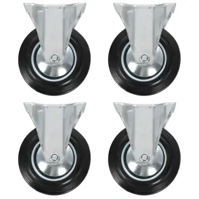 vidaXL Fiksna kolesa 4 kosi 160 mm