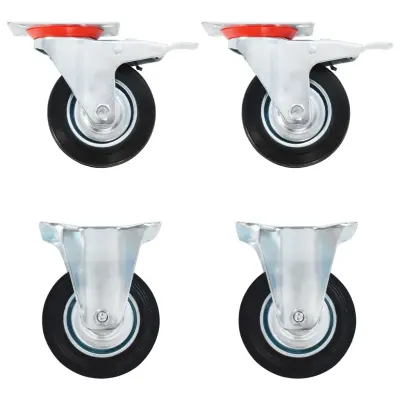 vidaXL Kolesa 4 kosi 100 mm