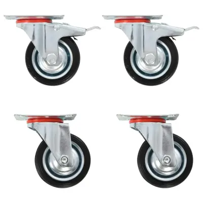 vidaXL Gibljiva kolesa 4 kosi 75 mm